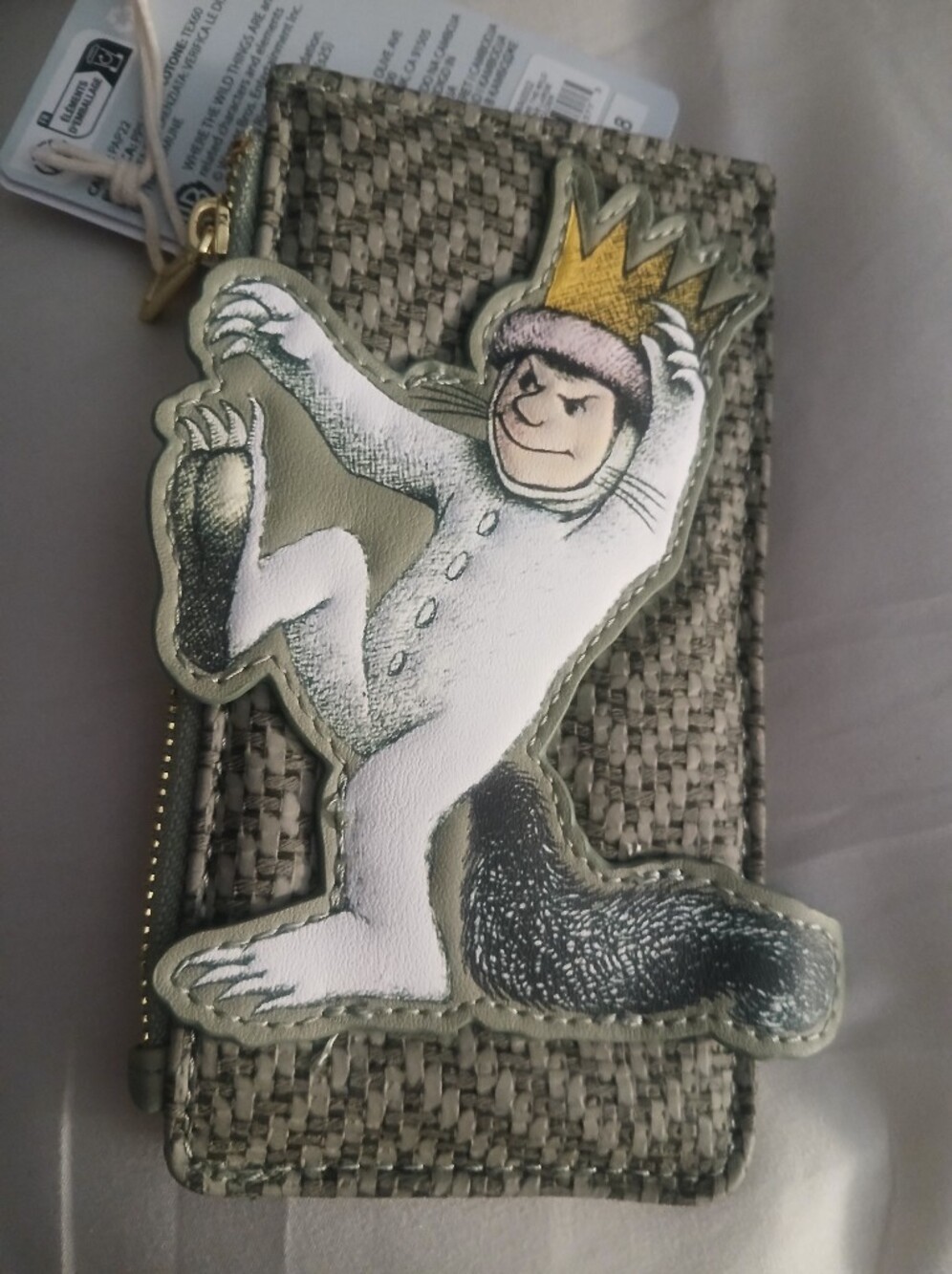 WHERE THE WILD THINGS ARE LOUNGEFLY HARD TAG CARDHOLDER WALLET